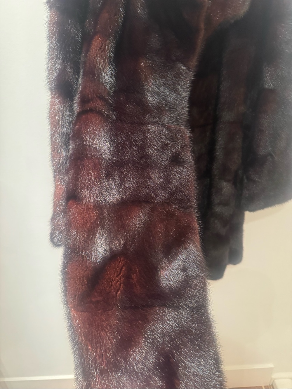 VINTAGE 1960s. Authentic Black mink. Size M/10. - Picture 7 of 10